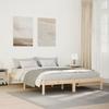 VidaXL Extra Long Bed Frames Without Mattress 160x220 Cm Solid Pine Wood, Bed, Bedroom Furniture, Wooden Bed, Double Bed, 852422