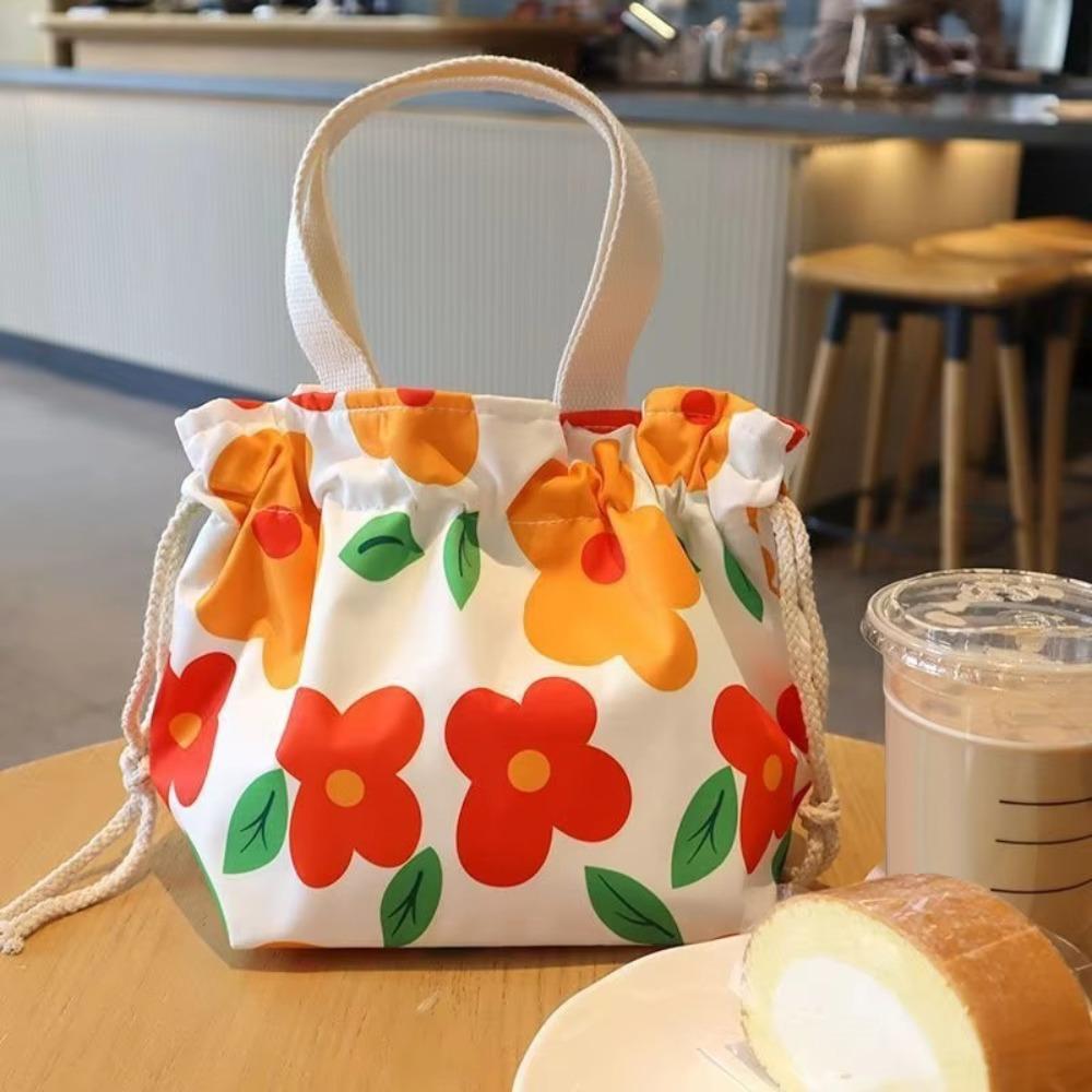 New Handbag Lunch Bag Thermal Cartoon Thickened Thermal Insulation Bag Large Capacity Waterproof Insulated Bag