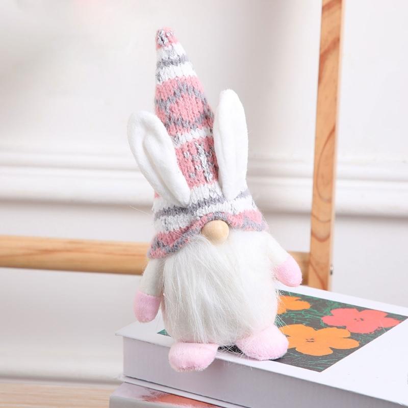 Easter Gnome Doll Scandinavian Dwarf Doll for Easter Holiday Home Tabletop Tree Decoration Festival Props Party Supplies