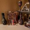 New Witch Bottle Celestial Body Home Decoration Ornaments Moon Water Bottle Face Painting Teng Vase Resin Ornaments