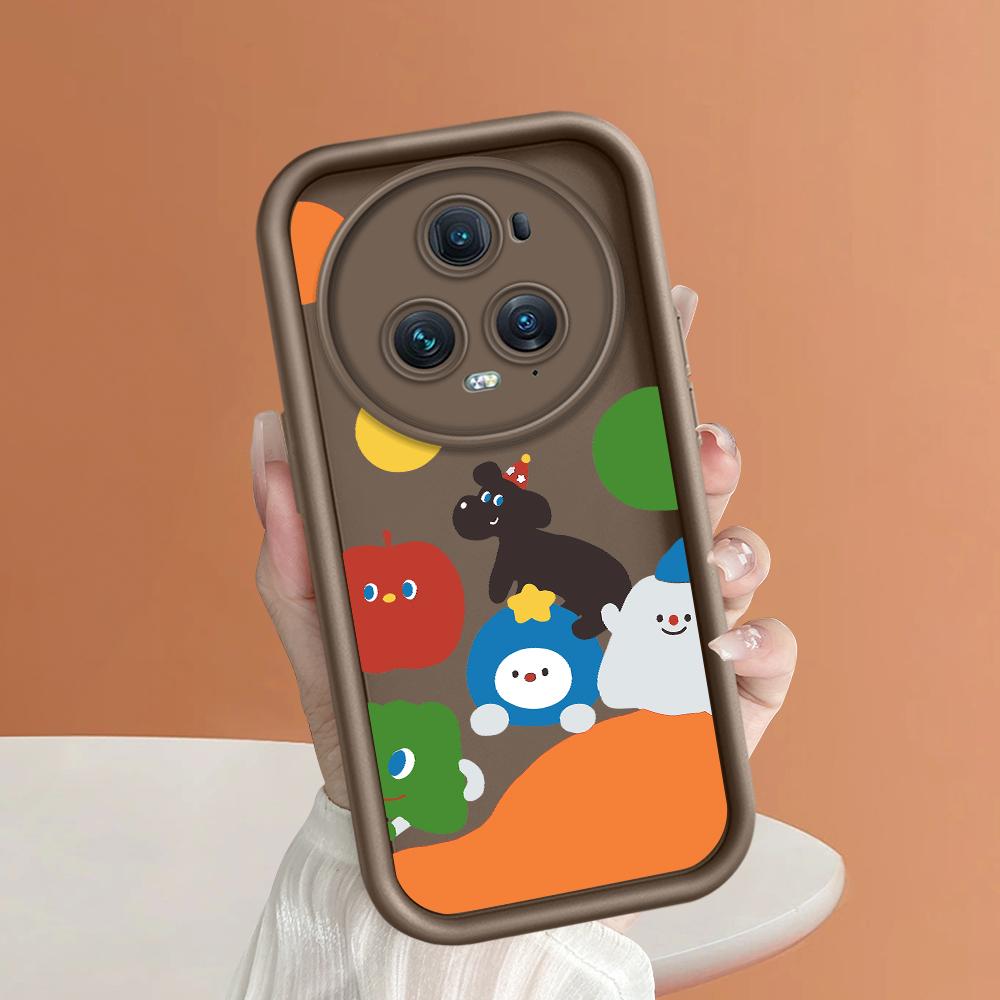 Model de imprimare cu scară pătrată din silicon moale Carcasă pentru telefon Capacă completă Cameră cu protecție antișoc Carcasă din cauciuc pentru Huawei Honor