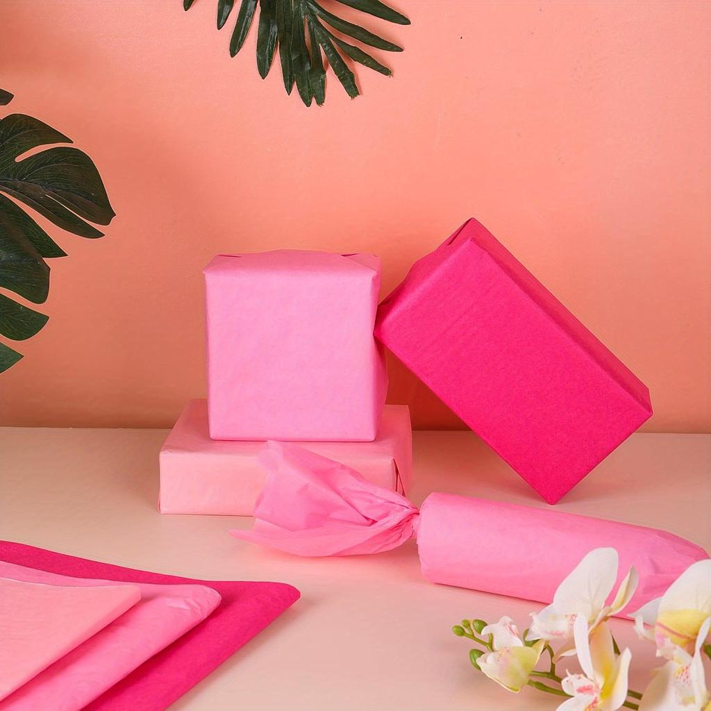 90 Sheet Tissue Paper Wrapping Paper 14"x20"for Wedding Valentine Mother's Day Birthday DIY Art Craft Party Favor Packing Paper Decoration