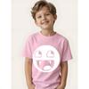 Children's Graphic T-shirt - Funny Print, Casual Round Neck T-shirt, Comfortable and Soft,