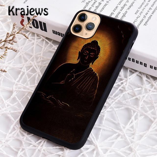 Krajews Gautama Buddha Soft Phone Case Cover For iPhone 17 Air 16 15 14 plus 11 12 13 pro max coque Shell Fundas
