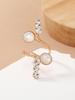 European & American Style Cat Eye Rhinestone Crystal Alloy Ring