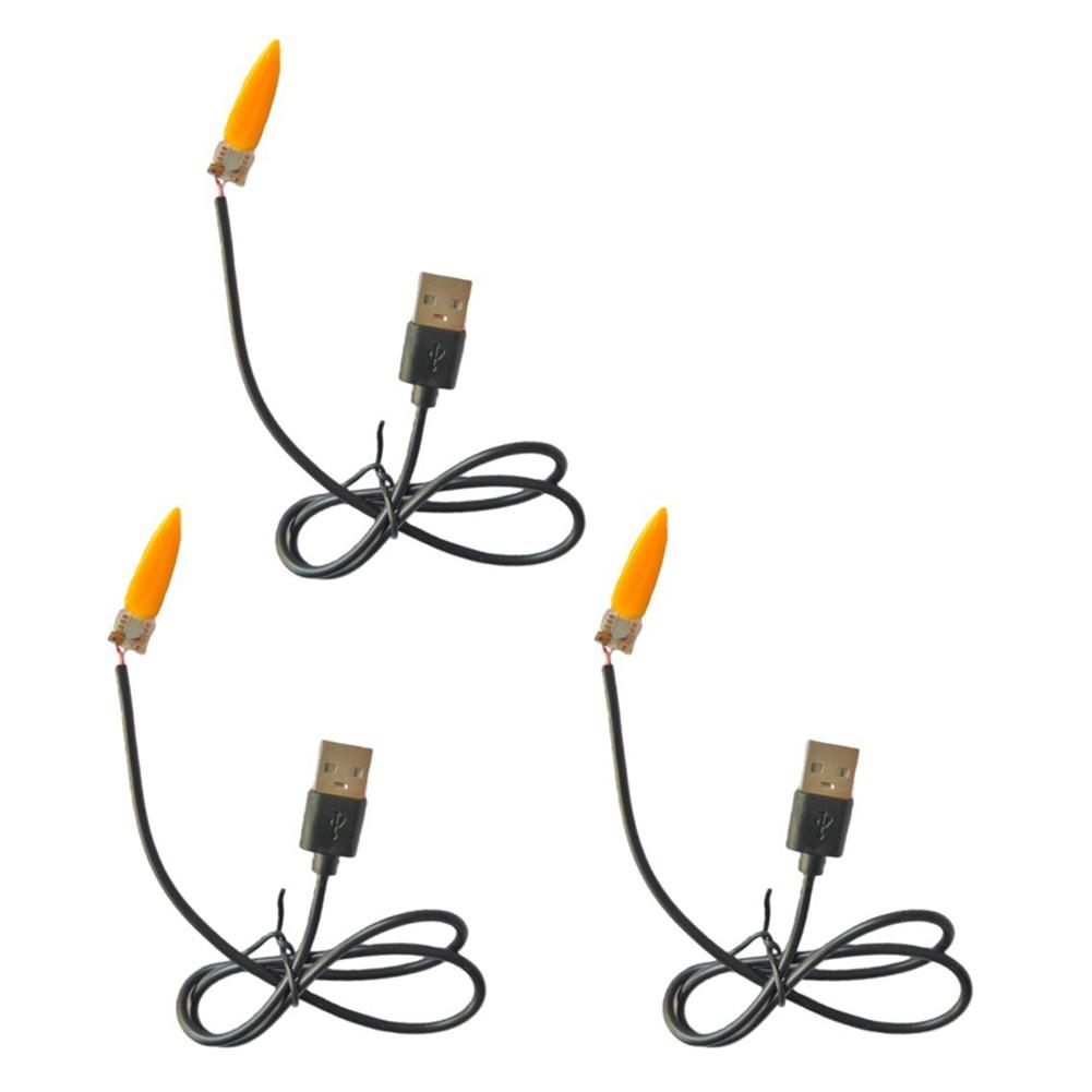 USB Powered USB Flame Lamp 5V Power Realistic Flame Effect