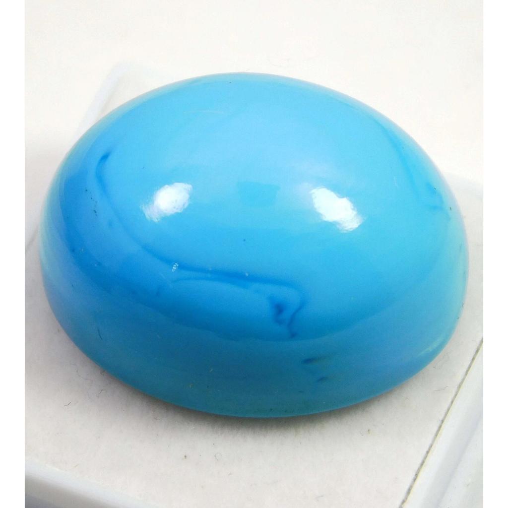 Natural 42.80 CT Sleeping Beauty Turquoise Oval Cabochon Cut Loose Gemstone