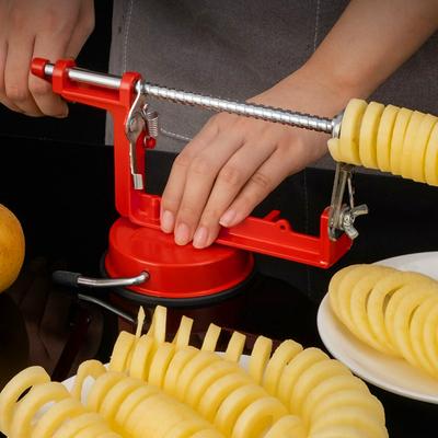 Net Rode Twist Frietmachine Keuken Nieuwe Keukenaccessoires Commercieel Multifunctioneel Gebakken Aardappelen Rol Friet Tool Gadget Bar