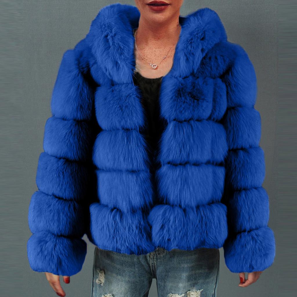 Women's Fashion Casual Faux  Top Coat