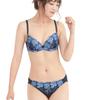 Chica Hurra Navy C65 Bra and Panty Floral Neat and Clean Underwear Bra and Panty Underwear Panty Panty Floral Print Underwear Comfortable Regular