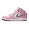 Jordan Air Jordan 1 Vintage Basketball Shoes Women's Mid top White DQ8423-616(Team80-)