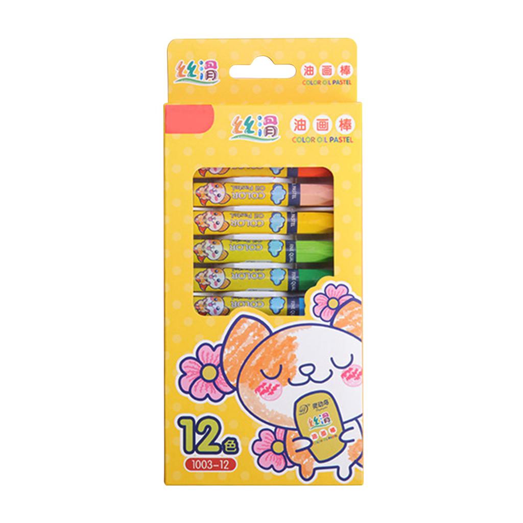 Students Crayons for Artistic Expression Easy to Hold Silky Washable Crayons