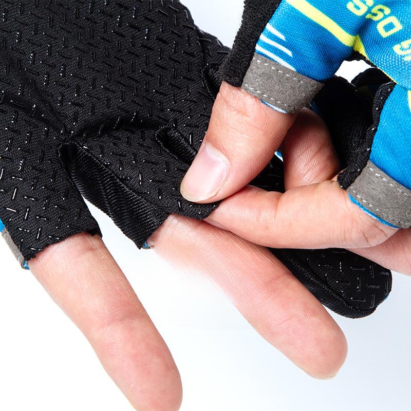 Flying Three Finger Letters Fishing Equipment Riding Lure Breathable Non Slip Men and Women Sun Protection Finger Fishing Gloves Thin