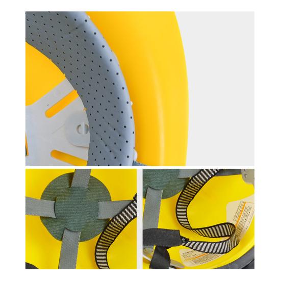 Construction Security Helmet with Ventilation System Adjustable 4-Point Ratchet Suspension Industrial Work Head Protection ABS Hard Hat