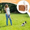 Poop Bag Holder Pet Waste Bag Holder Walking Accessory With Carabiner Clip Cookie Shape Small Pouch For Outdoor Travel Hiking