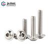 Guwanji 304 Stainless Steel Hex Socket Round Head Screws with Washer