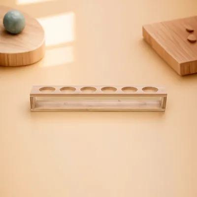 Wooden Shot Glass Storage Holder Organizer Display Rack Multipurpose Wine Whiskey Cups Tray Bar Serving Party Stand