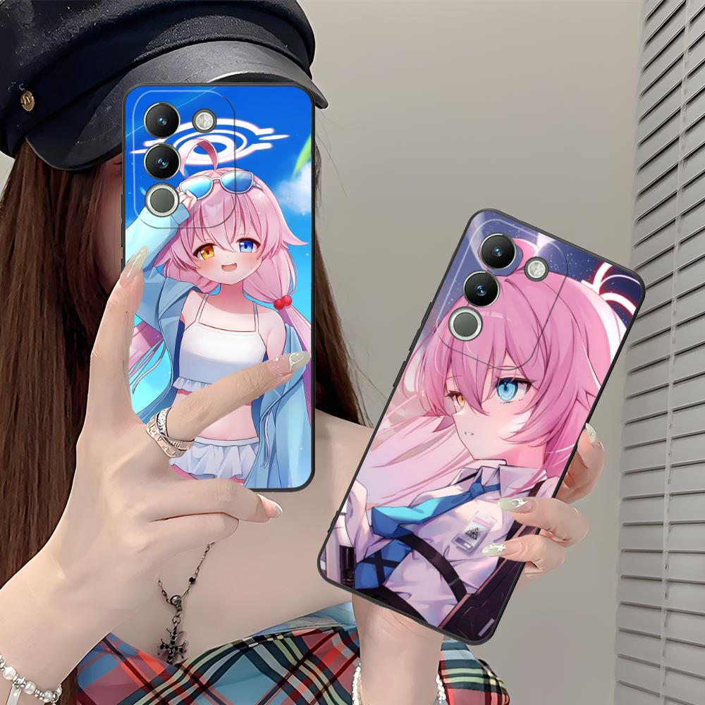 Blue Archive Takahashi Hoshino Matte Mobile Phone Case for VIVO Y77 76 75 74 73 72 58 56 55 51 50 38 36 Y19 Y18 Y03 Y01 5G