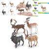 Amazing Static Animal Figurines Including Antelope Goat And Deer For Decoration