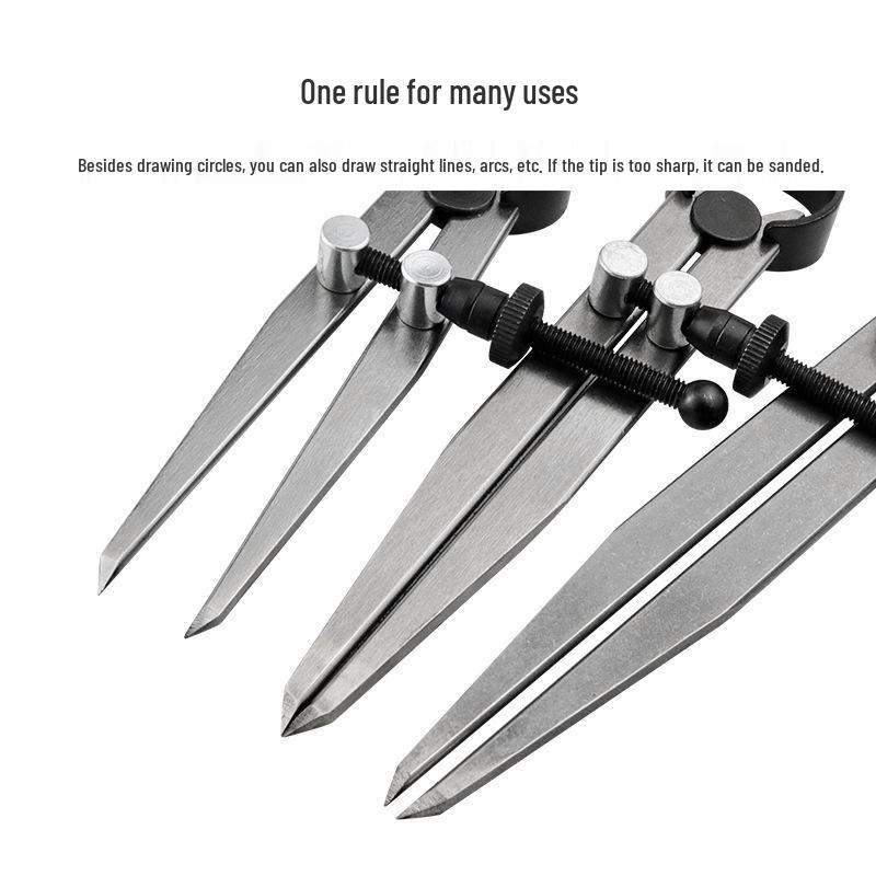 Adjustable Carbon Steel Leather Marking and Edge Creasing Tool for DIY Leathercraft