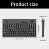Industrial 88Key Slim Profile Keyboards With Opticals Trackings Ball 3 Button Mouse Ergonomic Waterproof USB Wireds Design