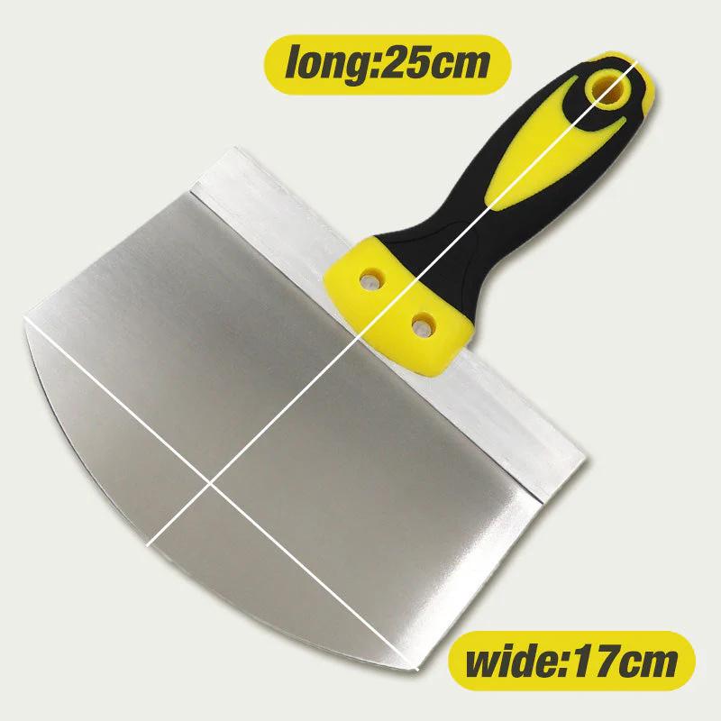 Arc-Shape Shovel Putty Knife Scraper Hand Tool For Drywall Finishing Plaster Trowel Scraper Putty Tool Plastic Curved Shovel