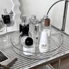 360° Rotatable Desktop Cosmetic Rack Bathroom Shelf Large-capacity Perfume Aromatherapy Skin Care Product Storage Rack Organize