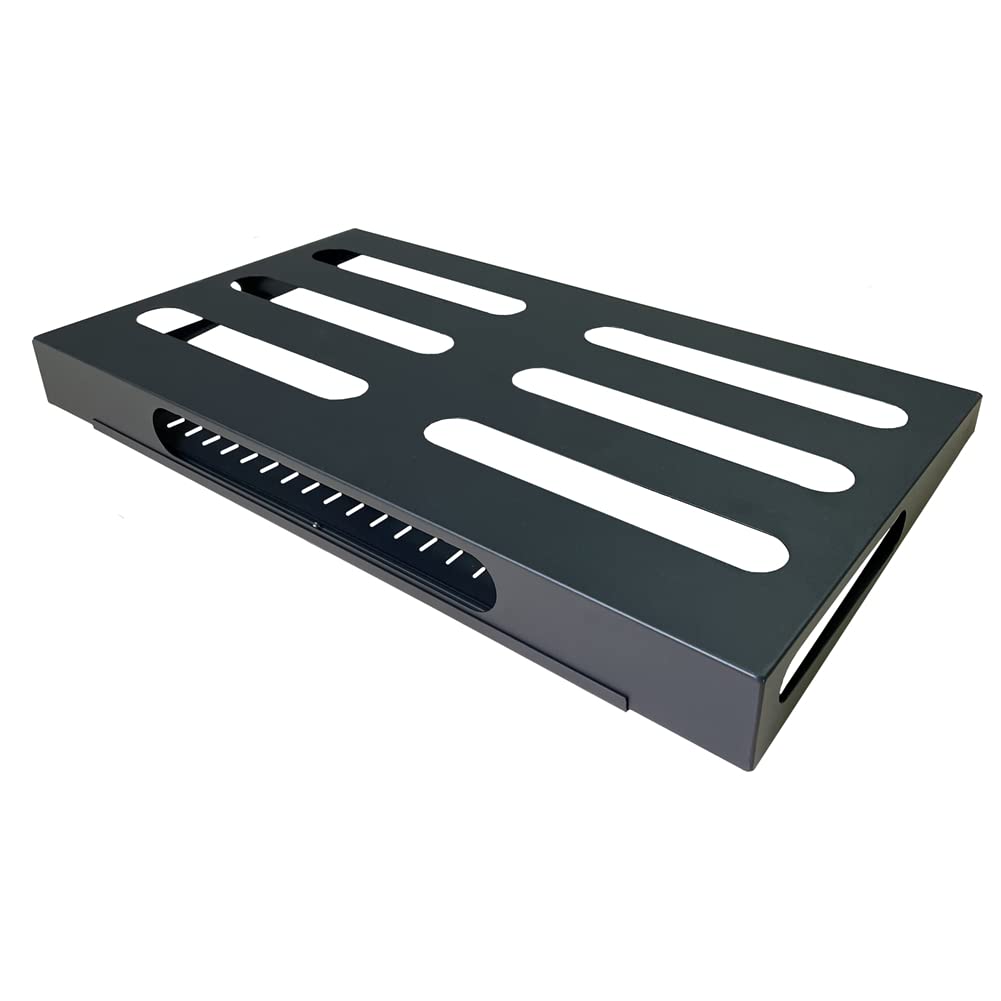 [2023 Improved Edition] GOKKO Guitar Effects BoardPedal Board, Durable and Heavy-Duty, with Built-in Power Supply Bracket, Lightweight, and Storage