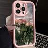 Pink Romantic Rose for iPhone Case 15/14/13/12/11promax Art X/XR Personality 78