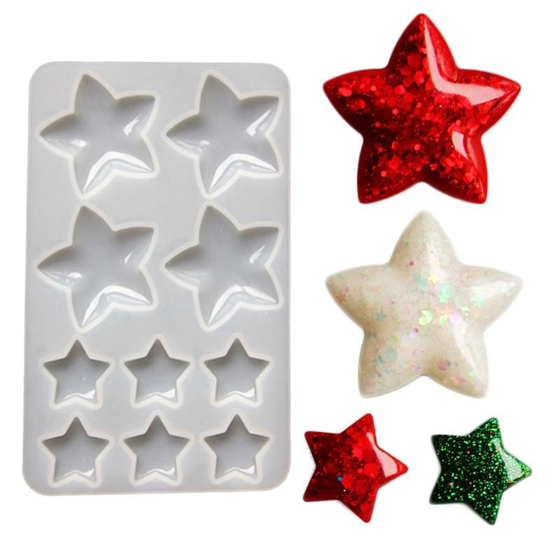 Jelly Star Epoxy Resin Mold 3D Large Starfish Silicone Molds Handmade Pendant Jewelry Making Ornaments DIY Crafts