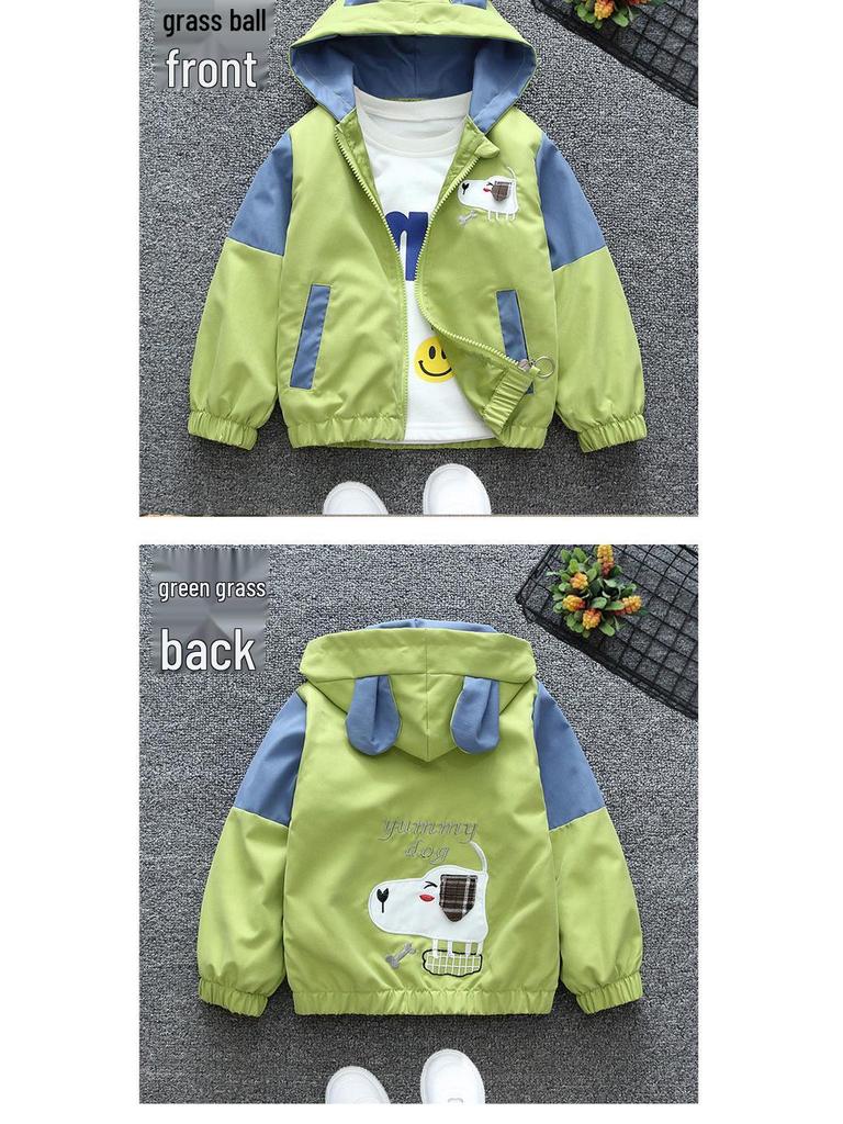 Trendige Kapuzenjacken für Jungen & Mädchen für Frühling & Herbst - Modische Cartoon-Designs für Kinder