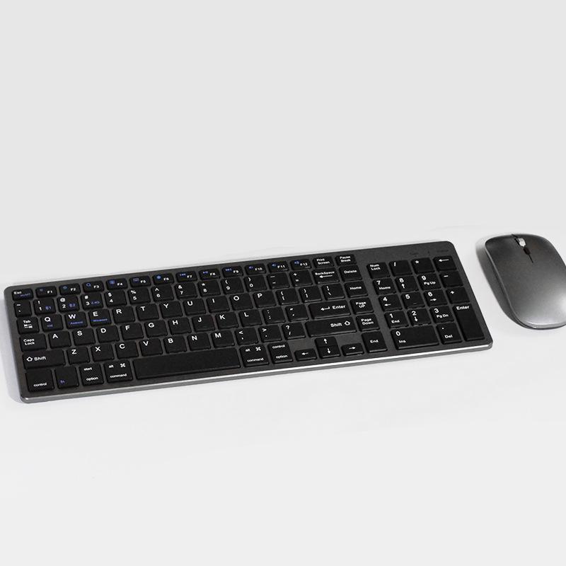 Multi-Device Wireless Mouse & Keyboard Set: Three-Mode and Dual-Mode Connectivity for Notebooks, Desktops, Tablets, and Mobile Phones.