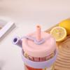 Good-looking Water Bottle with Straw Tea Infuser Lucky Belly Cup Sports Water Bottle  Daily Life