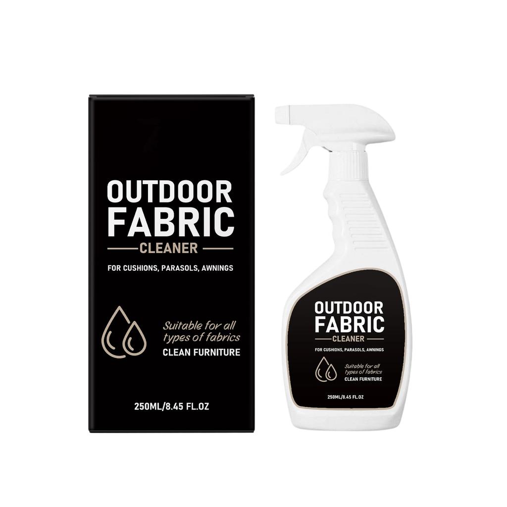 Nettoyant Textile Extérieur en Spray pour Coussins Parasols Auvents Convient à Tous Types de Tissus Solution de Nettoyage Efficace pour Meubles d'Extérieur 250ml