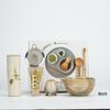 Japanese Matcha Set with Ceramic Bowl Bamboo Matcha Whisk and Tea Scoop for Tea Lovers Gifts Tea-making Tools Accessories