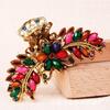 Ethnic Style Large Hair Claw: Retro Court Hair Clip for Women's Updo - Qipao & Hanfu Accessory