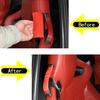 Red Seatback Seatbelt Holder Protector Cover For Jaguar F-TYPE 2013-24