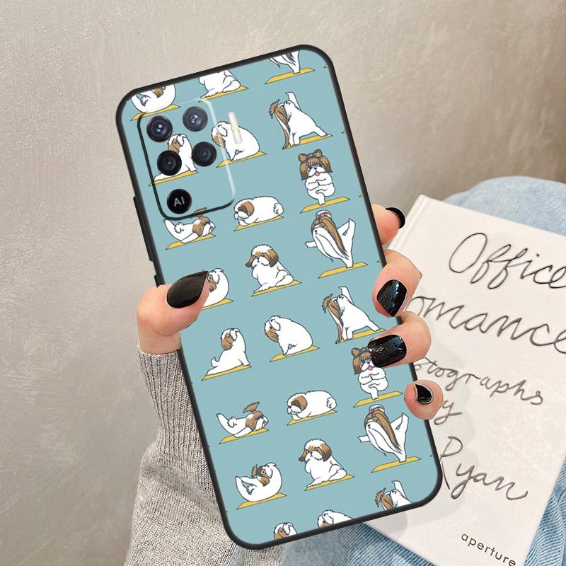 Skeleton Yoga Case For Oppo A40 A60 A80 A78 A38 A18 A98 A58 A96 A76 A16 A94 A74 A54 A15 A17 A57 A77 A5 Pro