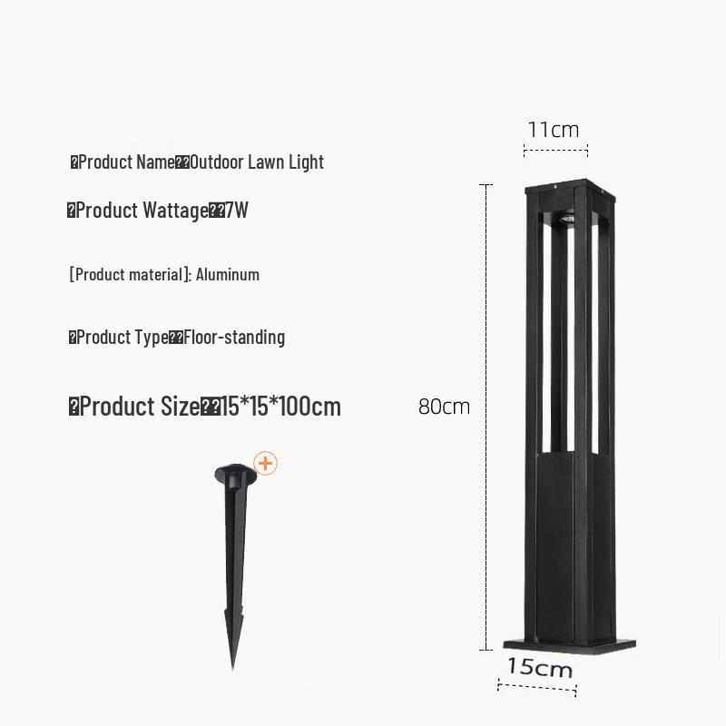 Minimalist LED Garden Lights for Parks and Pathways