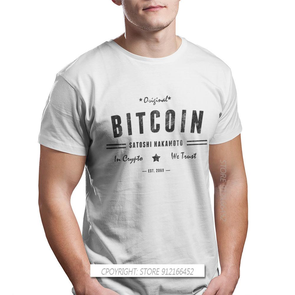 

Original Satoshi BTC Crypto TShirt Bitcoin Cryptocurrency Miners Meme Top Quality Novelty Graphic T Shirt Stuff 5XL різнокольоровий