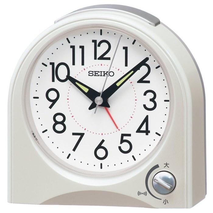 Seiko Clock Alarm Clock KR520W (White Pearl)