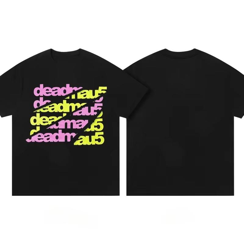 2025 Deadmau5 Elektronická myš Bavlněné tričko Unisex Pánské Dámské Léto Krátký rukáv Módní Značkové Tričko Luxusní Ležérní Y2k+ Topy