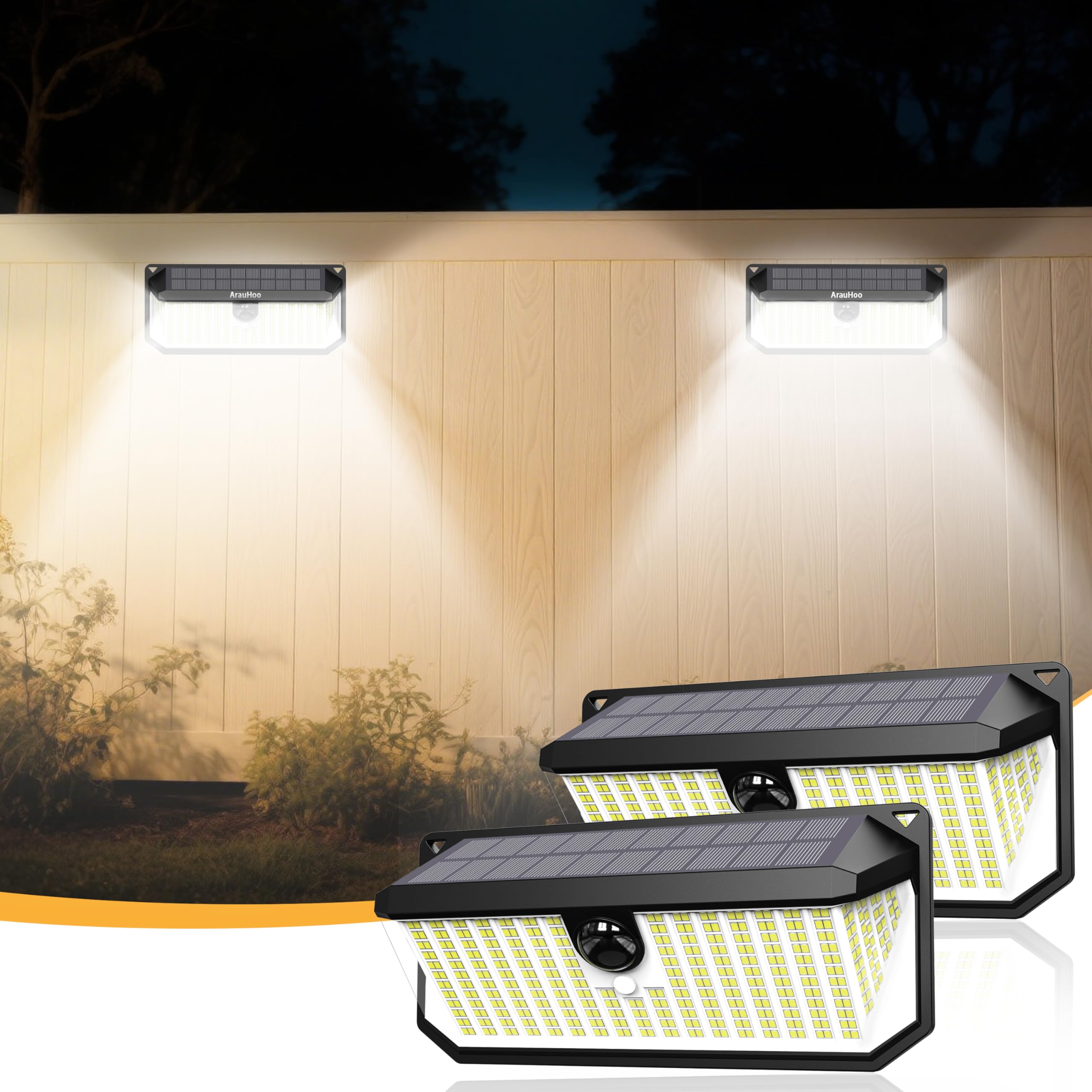 

Солнечный свет для улицы 4000 лм Высокий свет с датчиком движения для безопасности и ликвидации последствий стихийных бедствий 3 интеллектуальных 2800 мАч Большой солнечный ноль электроэнергии чёрный