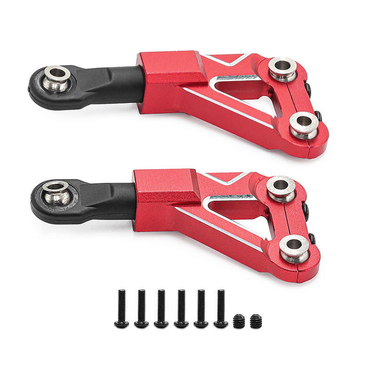 

Metal Front Upper Arms Upgrades for 1/10 Truck Car Interior Parts Model Remote Car Model Front Upper Arms Replacement червоний