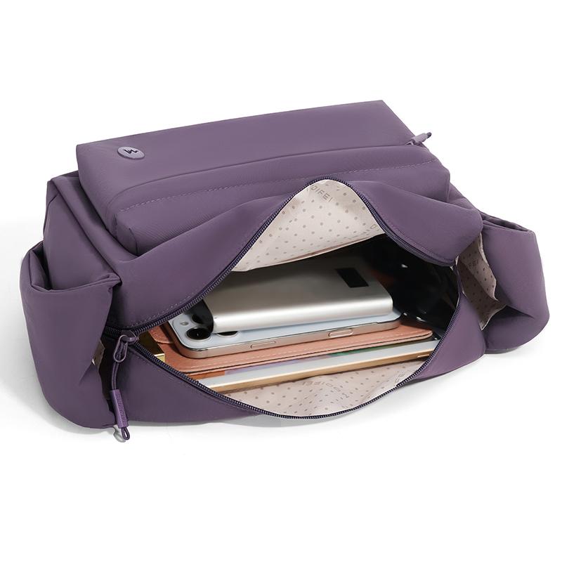 Women's Nylon Bag Commuter Shoulder Bag Large Capacity Travel Crossbody Bag