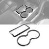 Gear Shift Panel Trim & Cup Holder Bezel for Ford F150 2009-2014 Carbon Fiber
