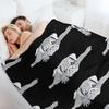 Lazy Pug Throw Blanket Blankets Ands Cosplay Anime Warm for Winter Loose Blankets