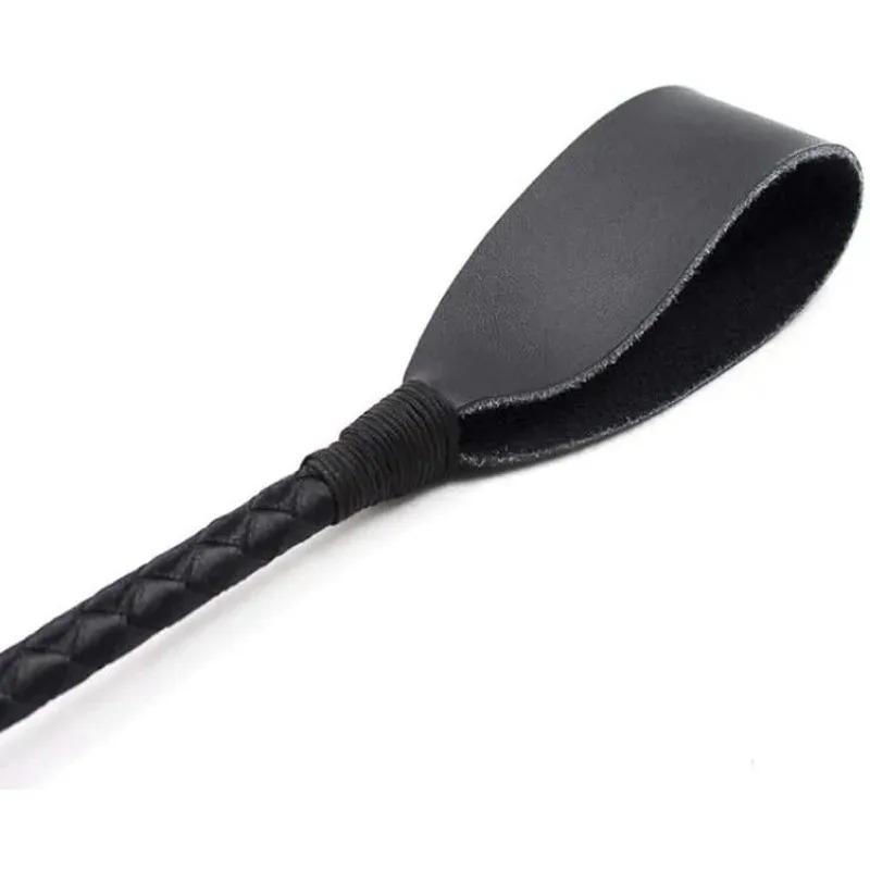 30CM Leather Equestrian Horseback Racing Riding Role Plays Trail Leather Horse Whip Riding Stage Performance Show New
