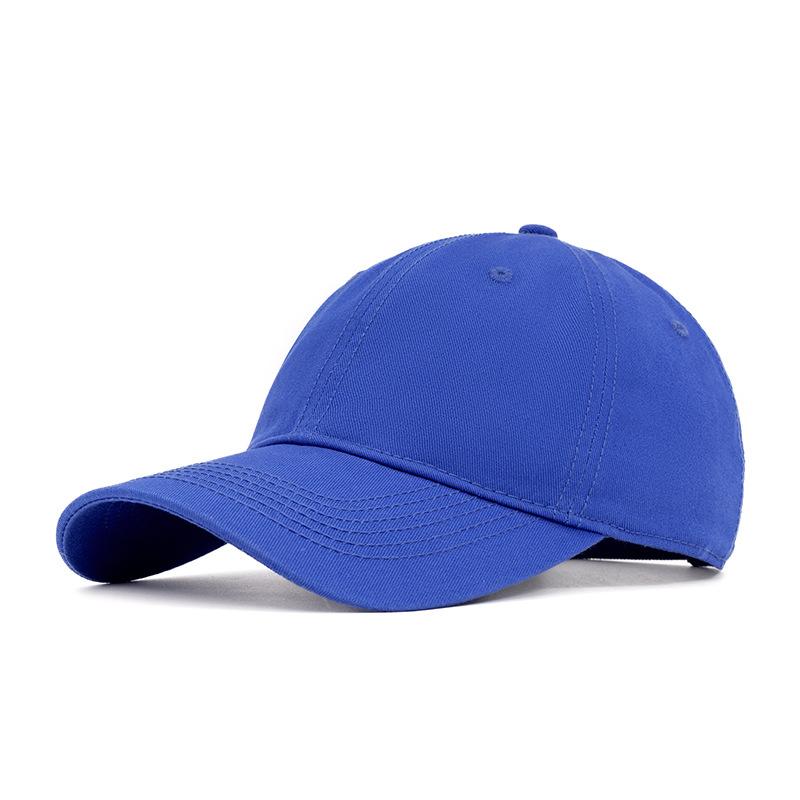 Outdoor Cotton Baseball Cap Men's Spring Summer Soft Top Big Head Cap Women Sunshade Cap