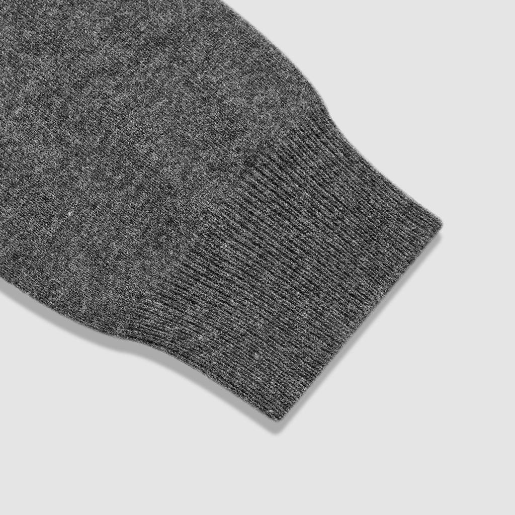 CDG Kawakubo Japanese-Style Heart Knit Crewneck Cardigan - 100% Wool, Double Mood Design, Couple Style PLAY Cardigan.